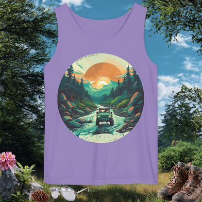 River Bend Tank | PNW Off-Road Adventure Top | Eco-Friendly Unisex Tank Top | Pacific NW Gear Co