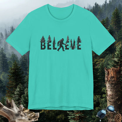 Bigfoot Believer Tee | PNW Cryptid Shirt | Mythical Creature Wear | Adventure Gift | Nature Lover Gift | Pacific NW Gear