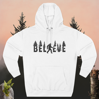 🌲 The Sasquatch Seeker: Believe In Bigfoot Hoodie 🌲