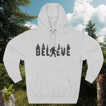 🌲 The Sasquatch Seeker: Believe In Bigfoot Hoodie 🌲