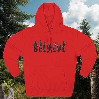 🌲 The Sasquatch Seeker: Believe In Bigfoot Hoodie 🌲