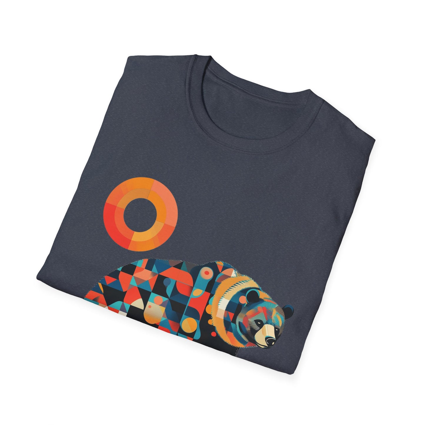Geometric Grizzly Bear Tee | Abstract Animal Shirt | Nature Art Tee | Unique Bear Gift | PNW Gear Co.