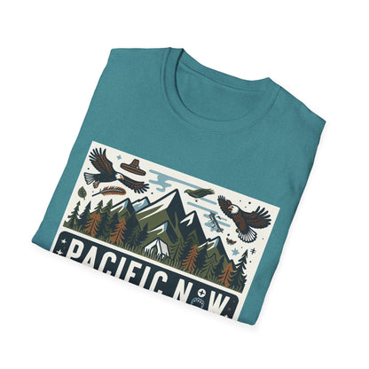 Pacific Adventure Tee | Retro Camping Shirt | Travel Tee | Outdoor Graphic Tee | Pacific NW Gear Co.