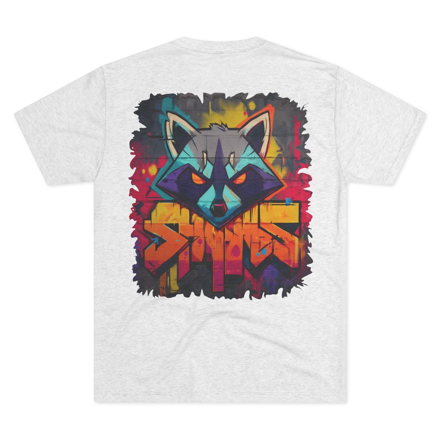 Raccoon Graffiti Tee | Raccoon Shirt | Urban Art Tee | Unique Graphic Tee | Pacific NW Gear Co