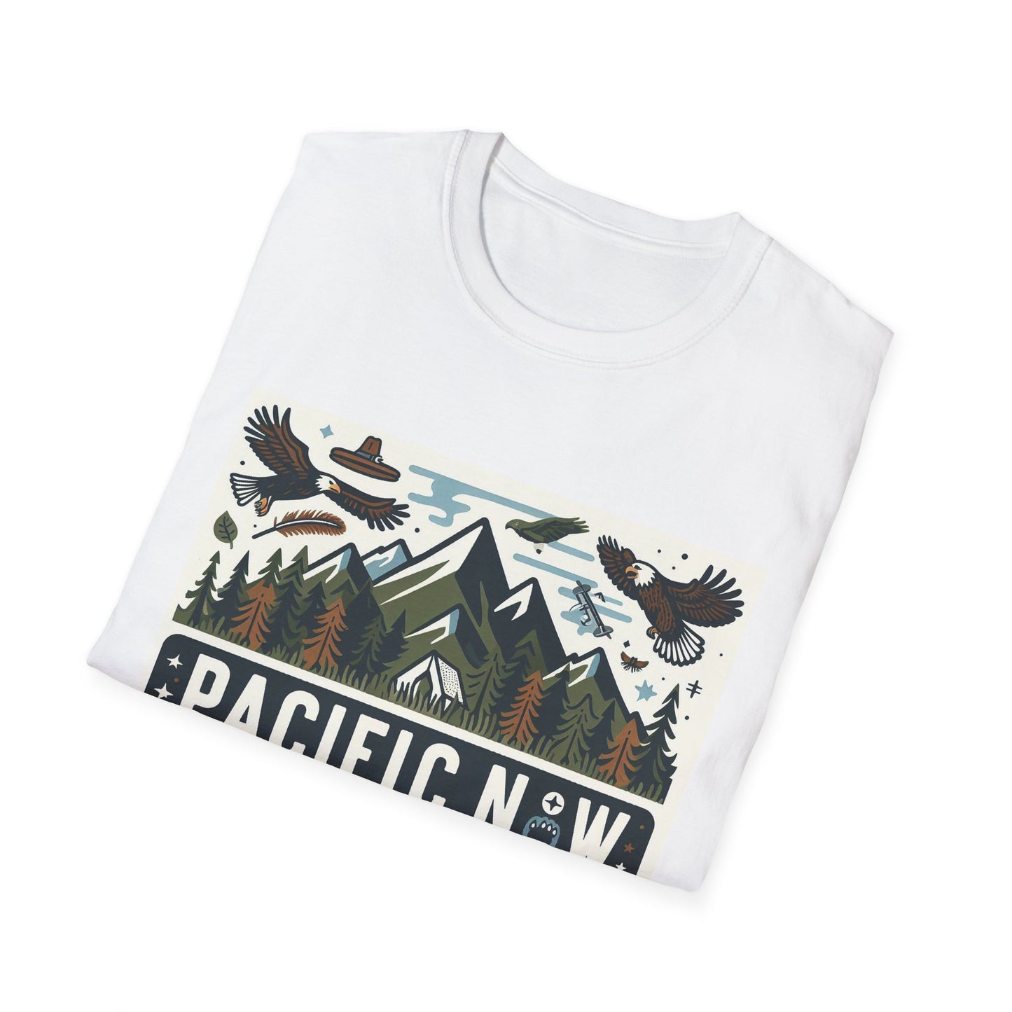 Pacific Adventure Tee | Retro Camping Shirt | Travel Tee | Outdoor Graphic Tee | Pacific NW Gear Co.