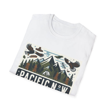 Pacific Adventure Tee | Retro Camping Shirt | Travel Tee | Outdoor Graphic Tee | Pacific NW Gear Co.