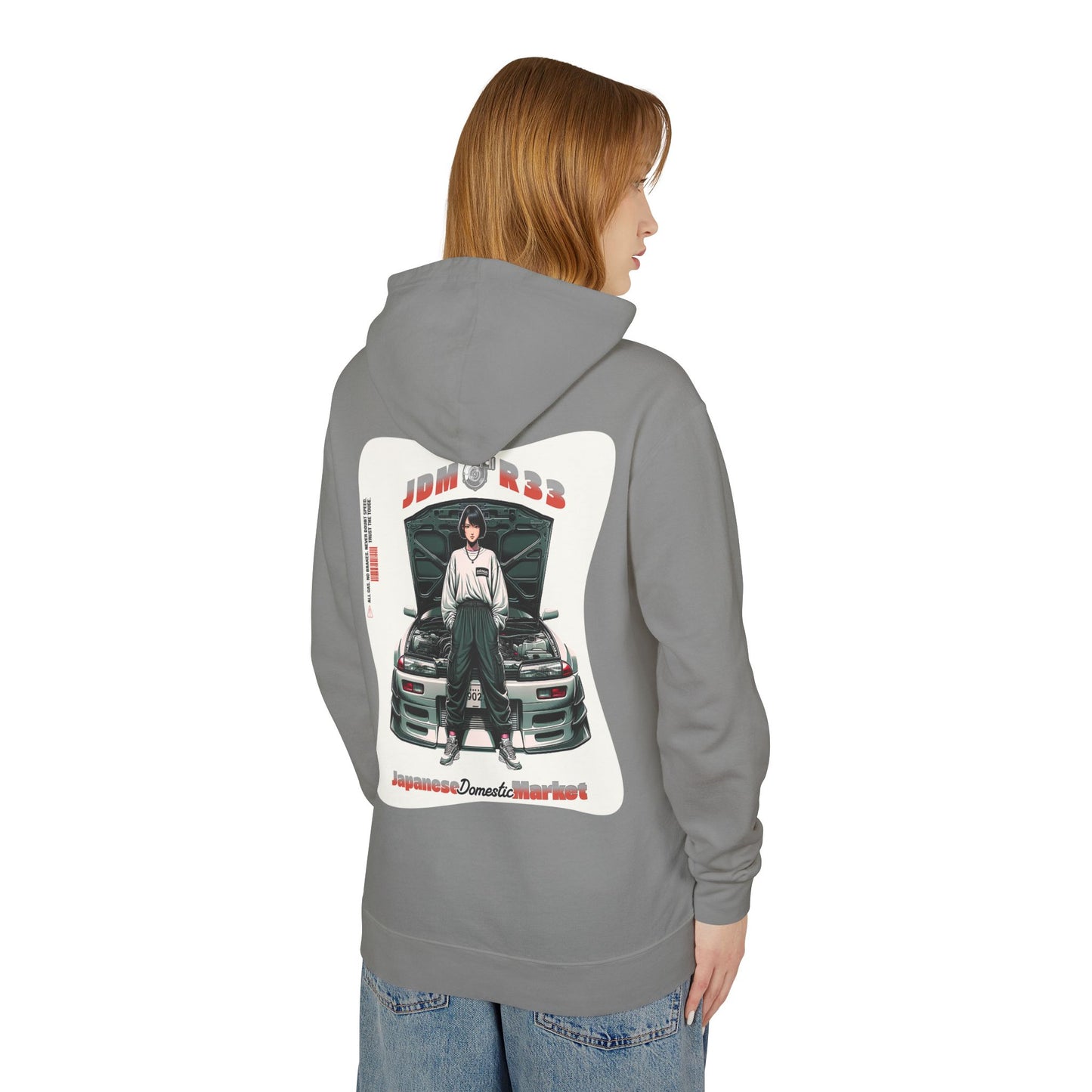 The JDM Club R33 Spec Hoodie | Japanese Style Gift | JDM Street Style Sweatshirt | Car Enthusiast Hoodie | Pacific NW Gear Co