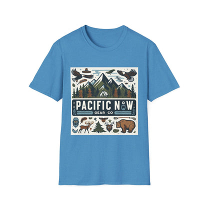 Pacific Adventure Tee | Retro Camping Shirt | Travel Tee | Outdoor Graphic Tee | Pacific NW Gear Co.