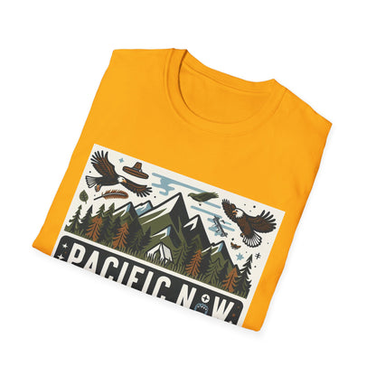 Pacific Adventure Tee | Retro Camping Shirt | Travel Tee | Outdoor Graphic Tee | Pacific NW Gear Co.