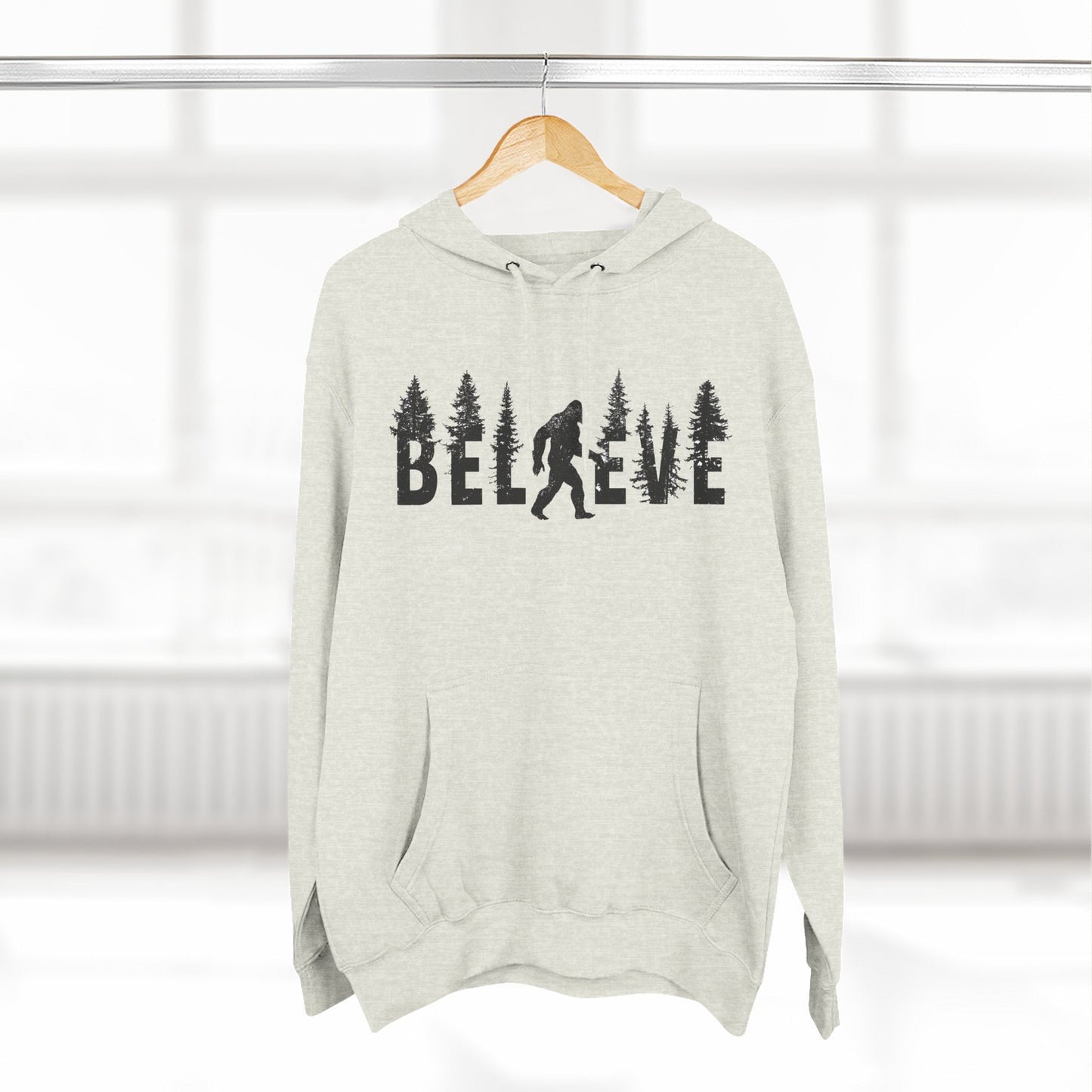 🌲 The Sasquatch Seeker: Believe In Bigfoot Hoodie 🌲