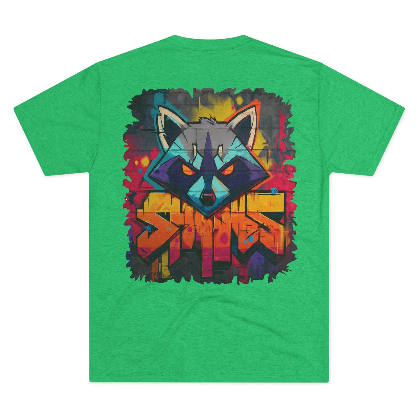 Raccoon Graffiti Tee | Raccoon Shirt | Urban Art Tee | Unique Graphic Tee | Pacific NW Gear Co