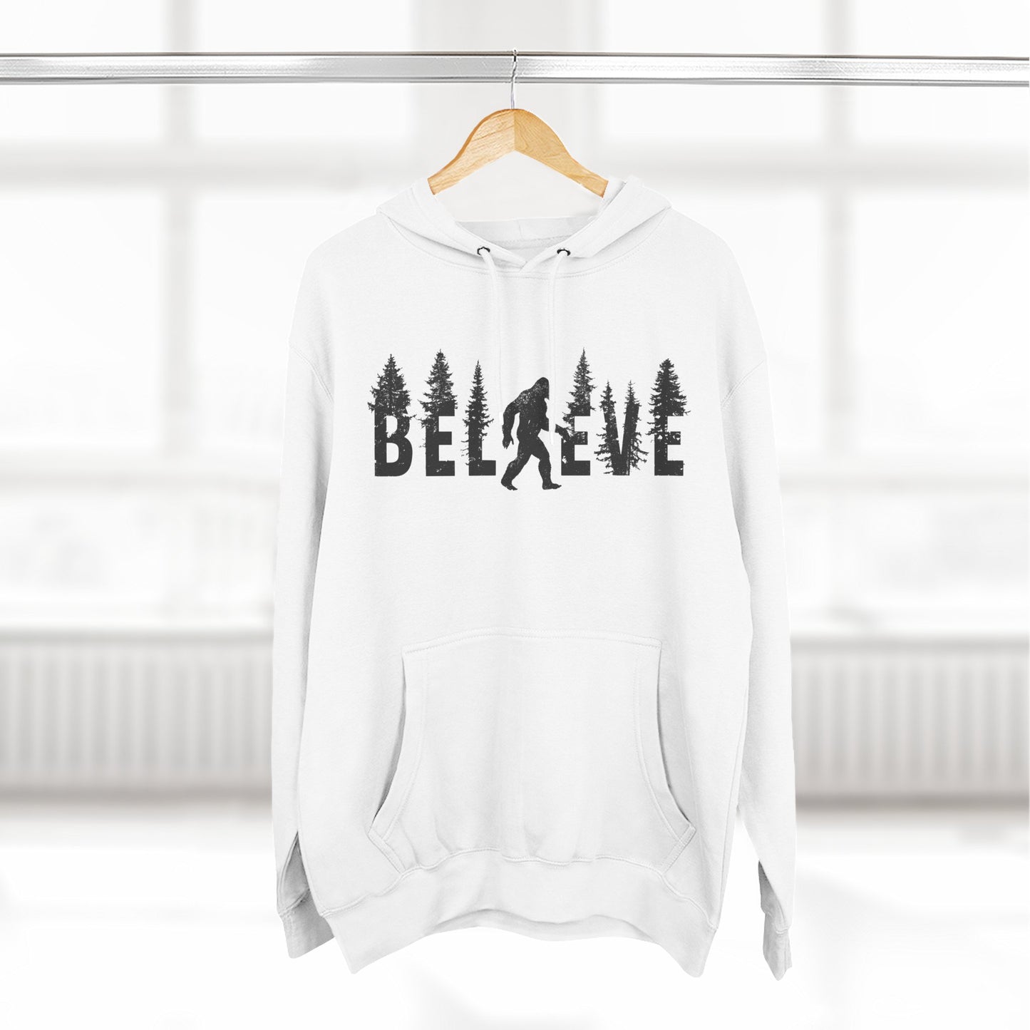 🌲 The Sasquatch Seeker: Believe In Bigfoot Hoodie 🌲