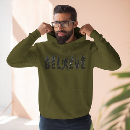 🌲 The Sasquatch Seeker: Believe In Bigfoot Hoodie 🌲