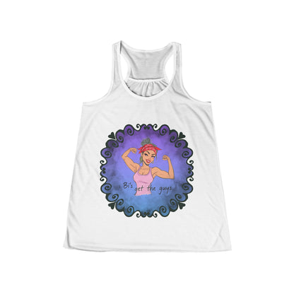 Bi's Get the Guys- Racerback Tank Version 1 | Women's Motivational Fitness Tank | Flowy Workout Top | Gym Gear | Pacific NW Gear Co.