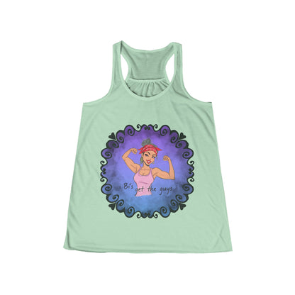 Bi's Get the Guys- Racerback Tank Version 1 | Women's Motivational Fitness Tank | Flowy Workout Top | Gym Gear | Pacific NW Gear Co.