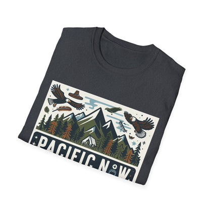 Pacific Adventure Tee | Retro Camping Shirt | Travel Tee | Outdoor Graphic Tee | Pacific NW Gear Co.