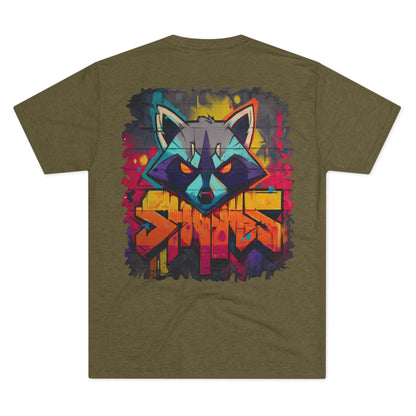 Raccoon Graffiti Tee | Raccoon Shirt | Urban Art Tee | Unique Graphic Tee | Pacific NW Gear Co