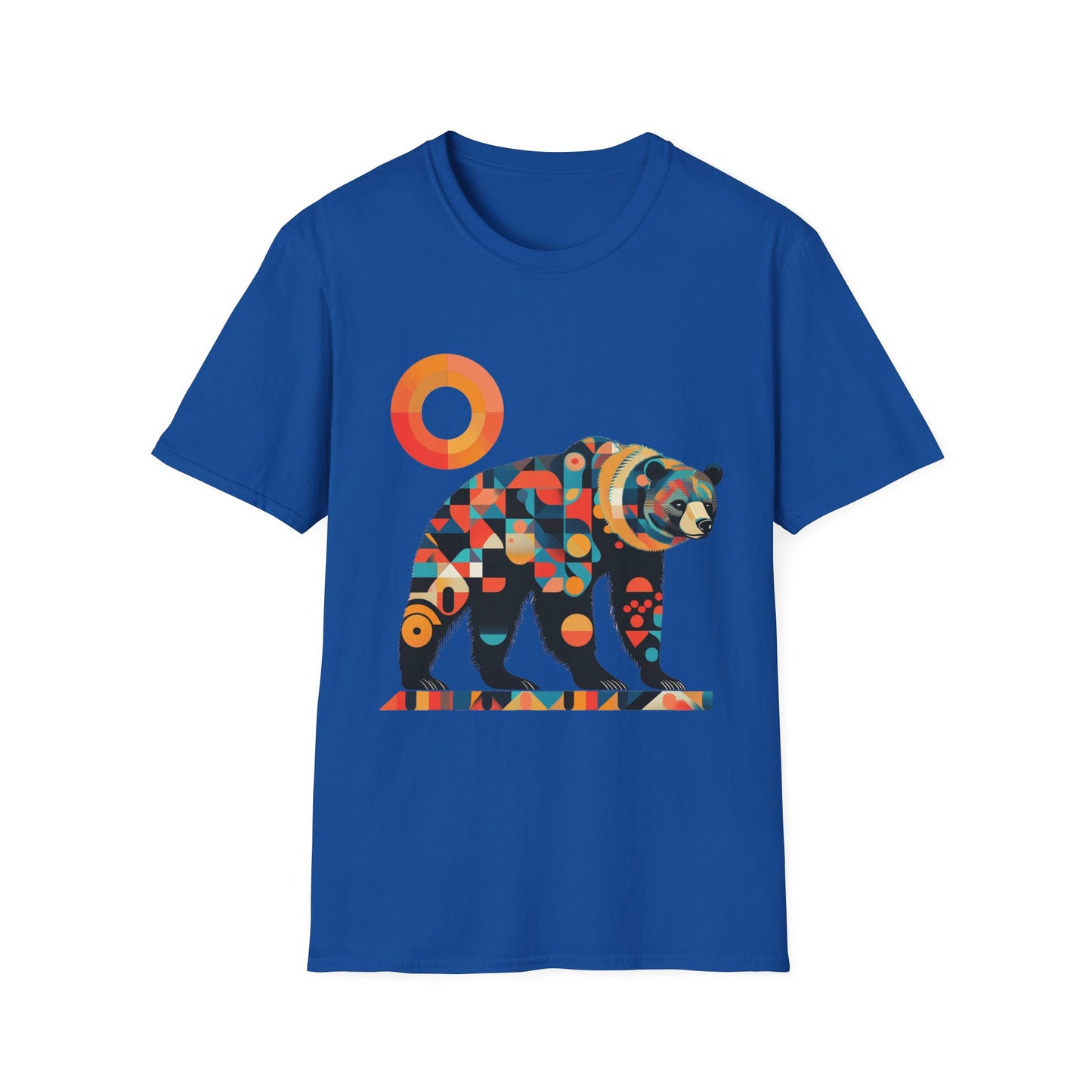 Geometric Grizzly Bear Tee | Abstract Animal Shirt | Nature Art Tee | Unique Bear Gift | PNW Gear Co.