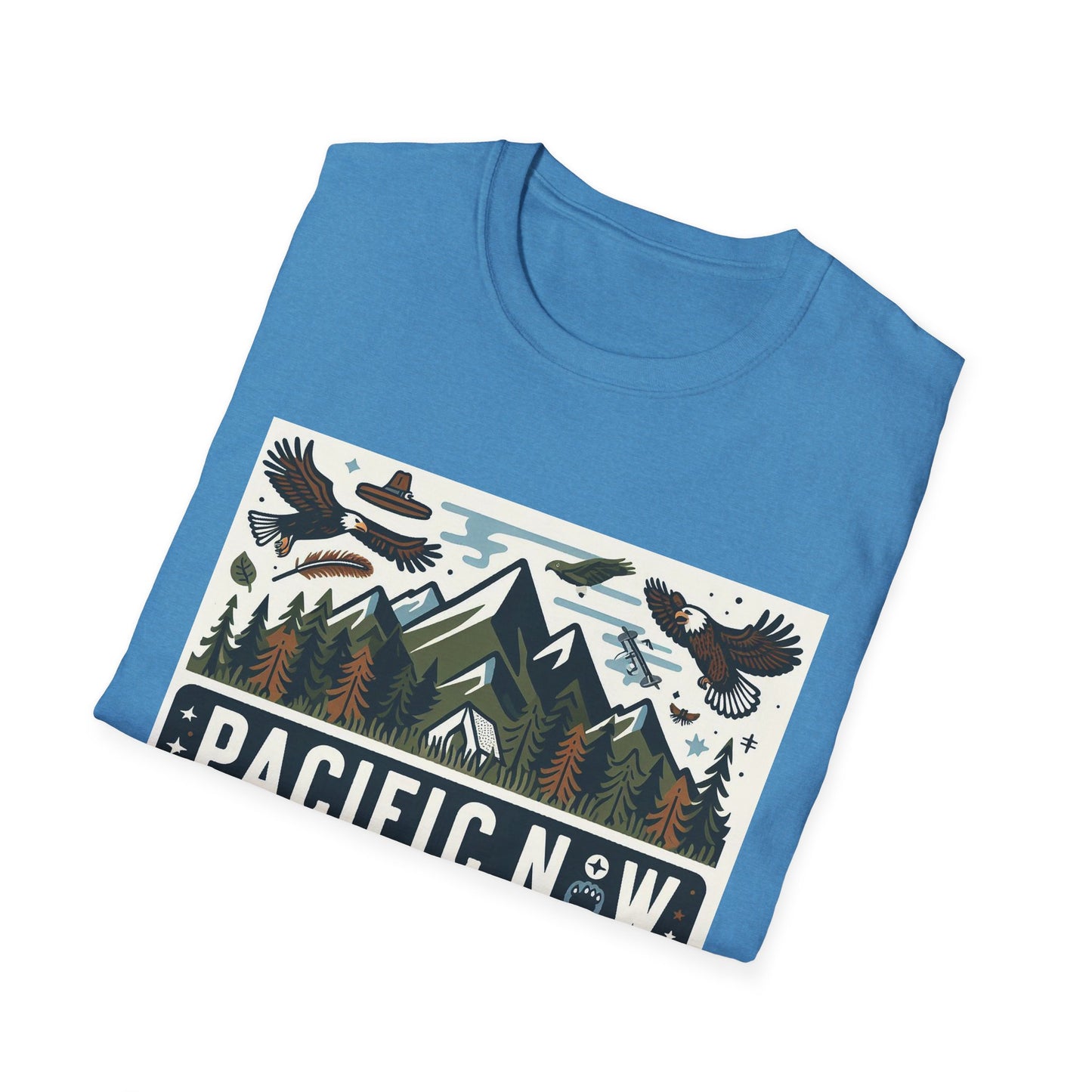 Pacific Adventure Tee | Retro Camping Shirt | Travel Tee | Outdoor Graphic Tee | Pacific NW Gear Co.