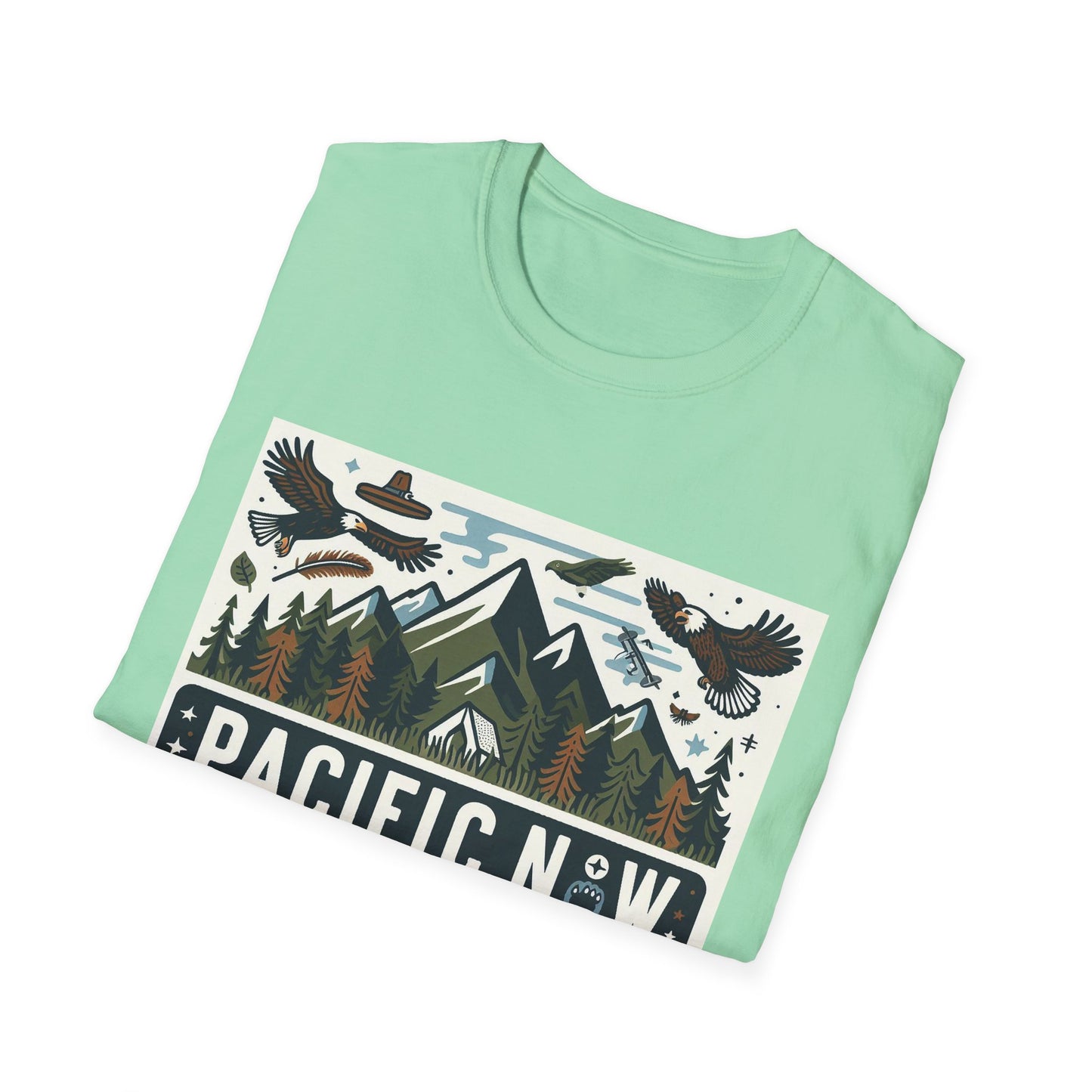 Pacific Adventure Tee | Retro Camping Shirt | Travel Tee | Outdoor Graphic Tee | Pacific NW Gear Co.