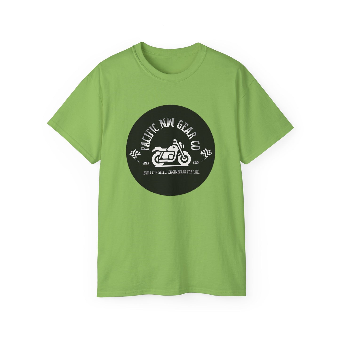 Pacific Racer Tee | Built For Speed Logo | Motorsports Gear Gift | Car Enthusiast Shirt | Pacific NW Gear Co