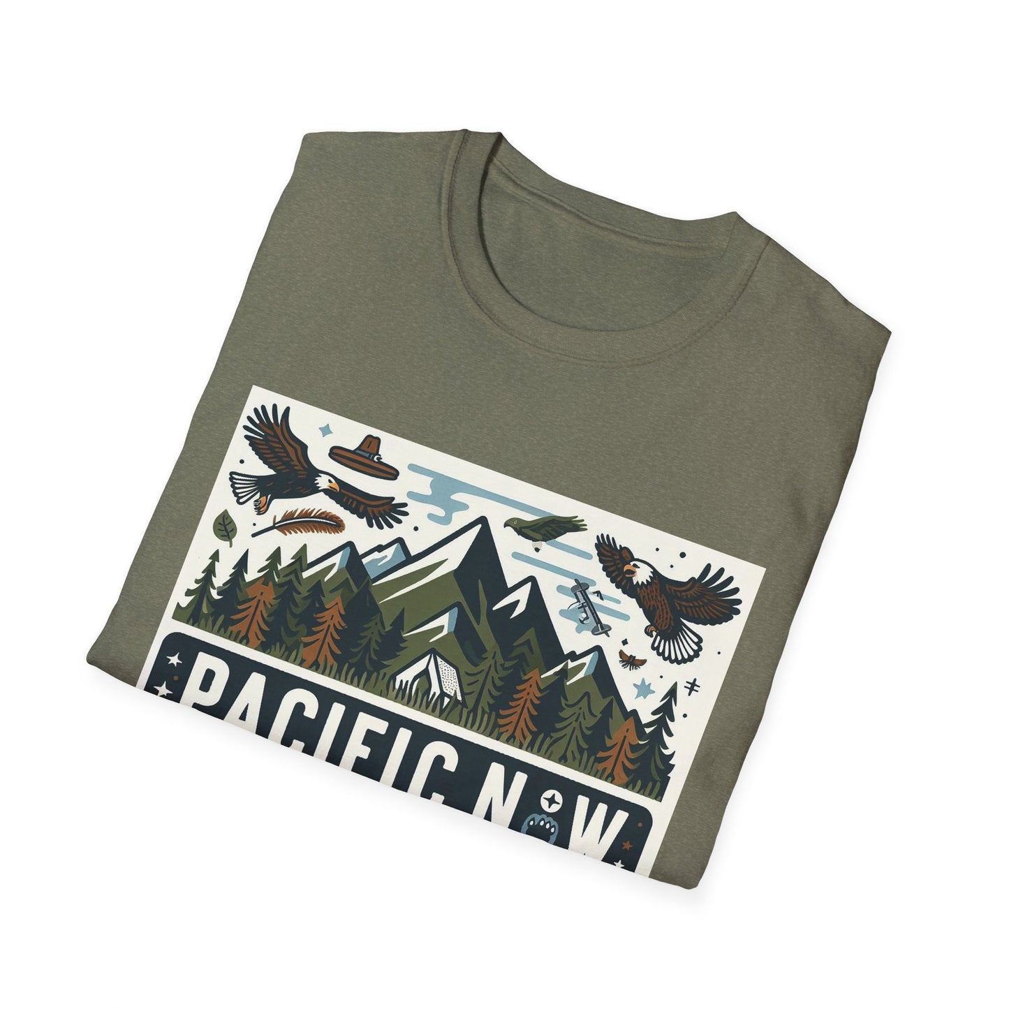 Pacific Adventure Tee | Retro Camping Shirt | Travel Tee | Outdoor Graphic Tee | Pacific NW Gear Co.