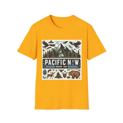 Pacific Adventure Tee | Retro Camping Shirt | Travel Tee | Outdoor Graphic Tee | Pacific NW Gear Co.