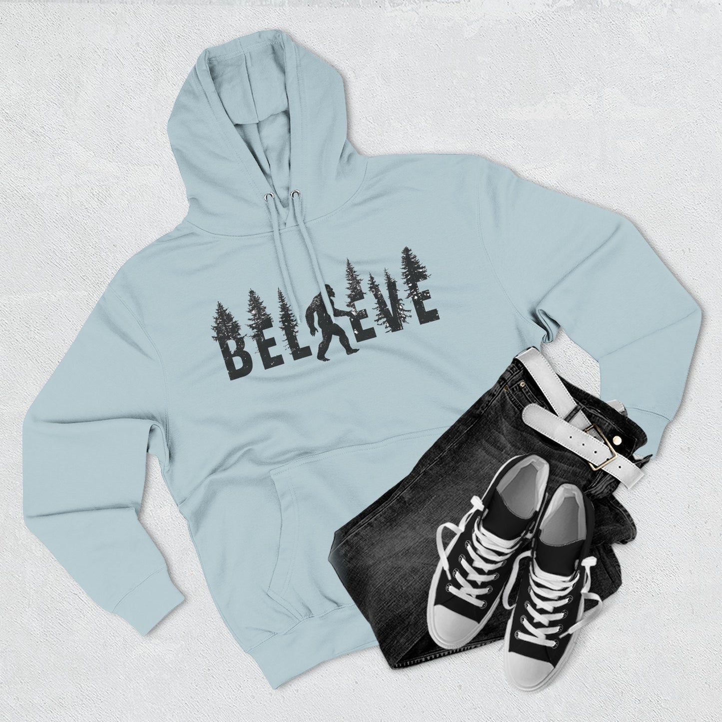 🌲 The Sasquatch Seeker: Believe In Bigfoot Hoodie 🌲